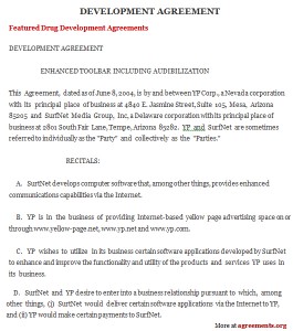 Development Agreement