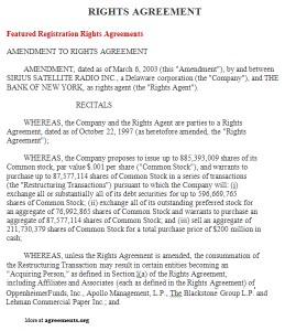Rights Agreement - agreements.org