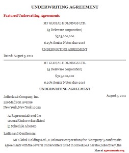 Underwriting Agreement - agreements.org