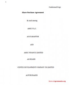 Share Purchase Agreement